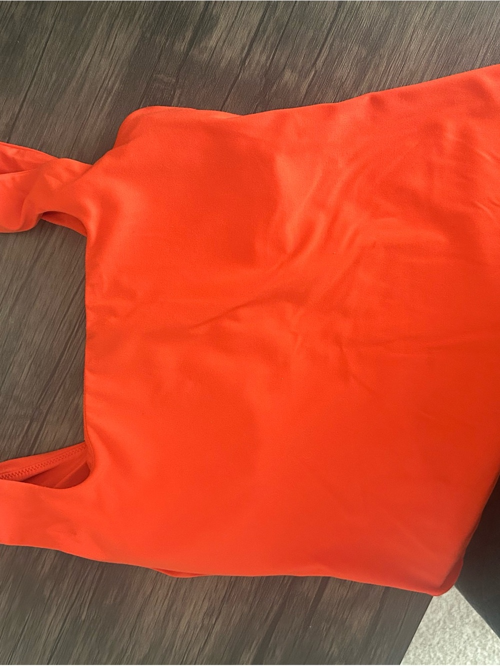 Orange Aerie Tank Top - Built in Bra